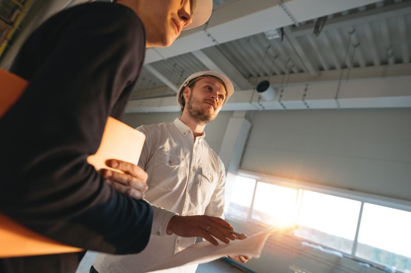 Exterior Building Light Installation