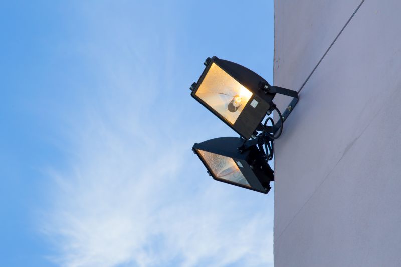 Exterior Building Light Installation