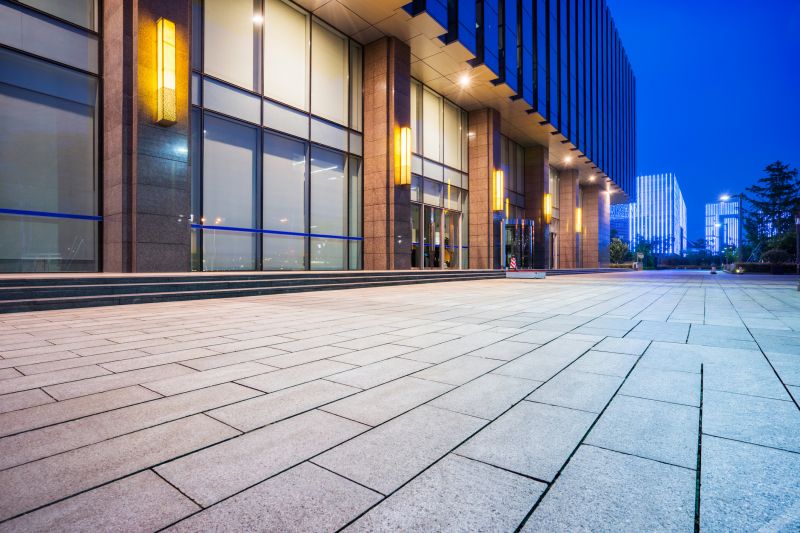 Exterior Building Light Installation