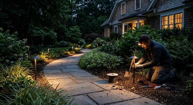 Outdoor Lighting Installation in Kansas City, KS